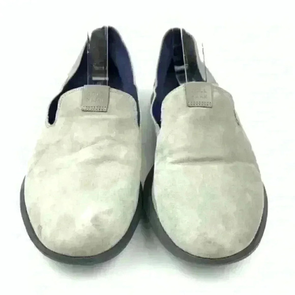 Cole Haan flats sz 7.5 gray suede grand OS loafers - Picture 12 of 12